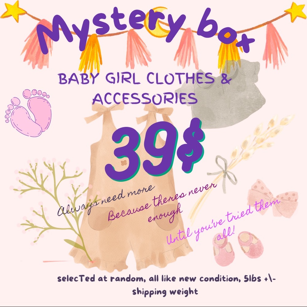 Mystery box 0-12 months baby girl